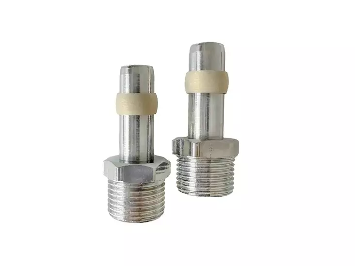 Hanan asennusliitin 3/8" UK x 10 mm 2kpl - Letkuliittimet - 6438140957269 - 1