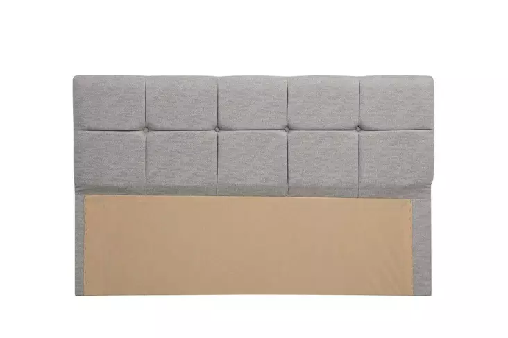 Harmaa Sängynpääty 97x120x7 cm - Kestävä 36 mm Lastulevy, Pehmeä Sieni- ja Kangaspäällyste, Helppo Asennus - Sängynpäädyt - 8683742568049 - 1