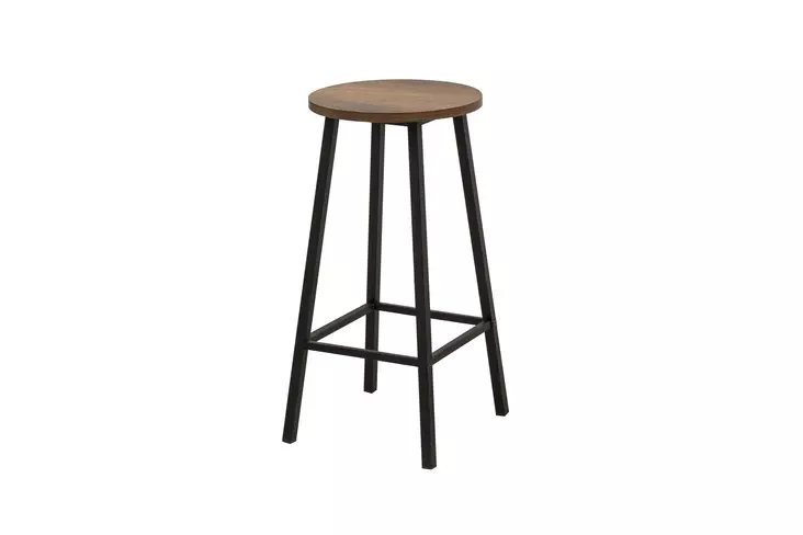 Jakkara, musta, 32 cm x 62 cm x 32 cm, kestävä, elegantti, monikäyttöinen - Jakkarat - 8684282723479 - 1