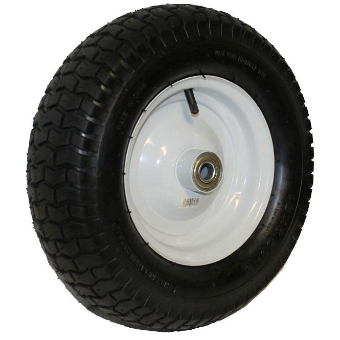 Kärrynpyörä 16" x 6,5-8, metallivanne - Kottikärryt ja renkaat - 6430013064609 - 1