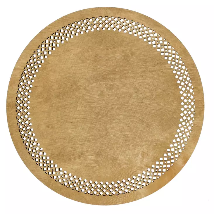 Käsintehty Puinen Pöytätablettisetti (4 kpl) - Hunaja, 36x36 cm - Tyylikäs ja Kestävä Keittiötarvike - Pöytäliinat ja tabletit - 8684282345039 - 1