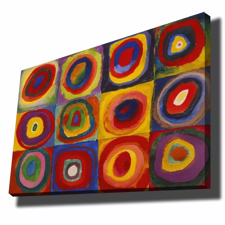 Koristeellinen kangasmaalaus, monivärinen, 70 x 100 cm, kestävä, elegantti - Taulut ja kehykset - 8683342781459 - 1