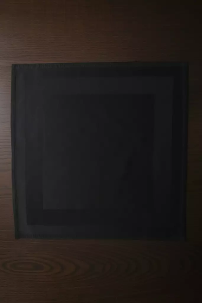 Lautasliina, musta, 50 x 50 cm, pehmeä, kestävä, elegantti - Lautasliinat - 8684282399599 - 1