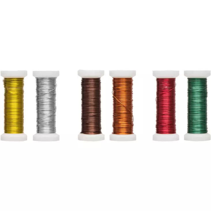 Metallilanka 0,3 mm 2 x 10 m - Askartelumateriaalit ja tarvikkeet - 6410411033469 - 1