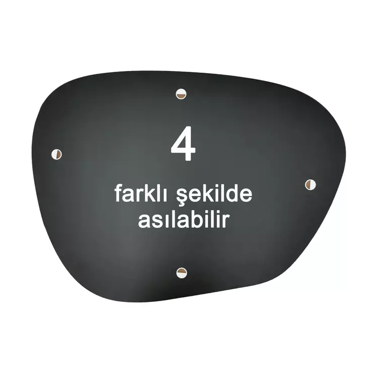 Moderni Läpinäkyvä Peili 90x70 cm - 100% MDF, Seinään Kiinnitettävä, Assembloitu, Skandinaavinen Tyyli - Peilit - 8682870860339 - 1