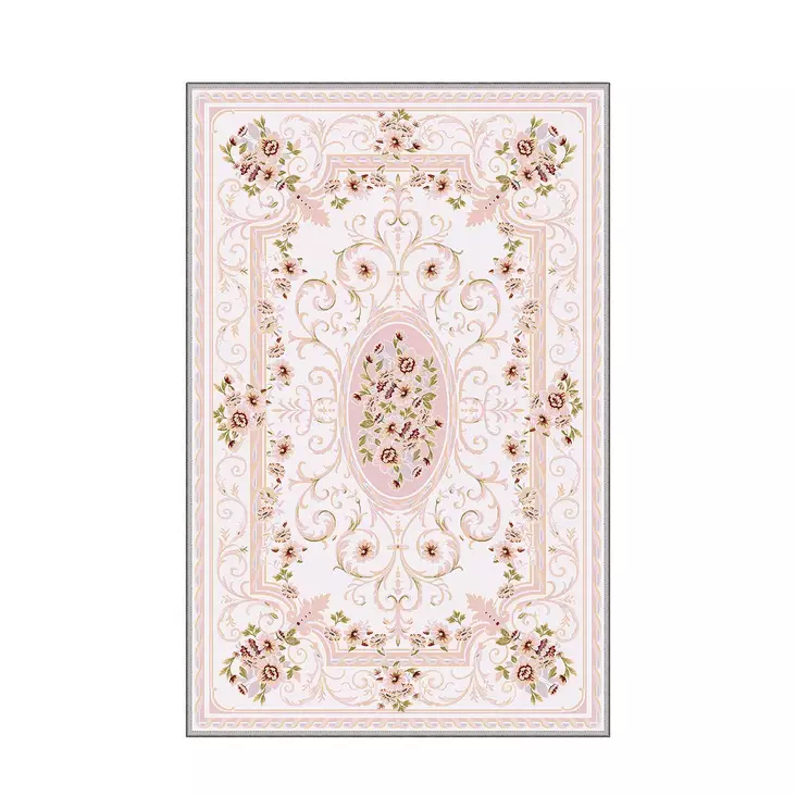 Monivärinen 180x280 cm Polyesterimatto - Antibakteerinen, Konepestävä, 3D Digitaalipainatus, Liukumaton Alusta - Suuret ja keskikokoiset matot - 8682870029309 - 1