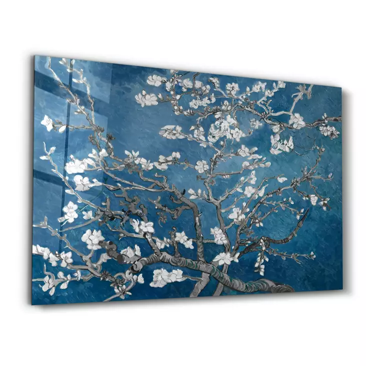 Monivärinen Koristeellinen Karkaistu Lasi Maalaus 70x110 cm - Tyylikäs Seinäkoriste UV-painatuksella - Taulut ja kehykset - 8684282906599 - 1