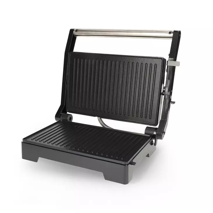 Panini- ja kontaktigrilli tarttumattomalla pinnoitteella ja ylikuumenemissuojalla 1000W Musta - Voileipägrillit ja leivänpaahtimet - 8711902083009 - 1