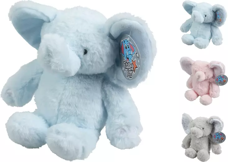 Pehmeä norsu pehmolelu 25 cm - Pehmolelut - 8720573461139 - 1