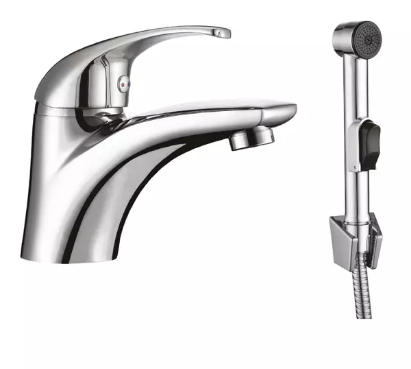 Pesuallashana KALLA käsisuihkulla kromi - Poistoerät - 0283080137419 - 1