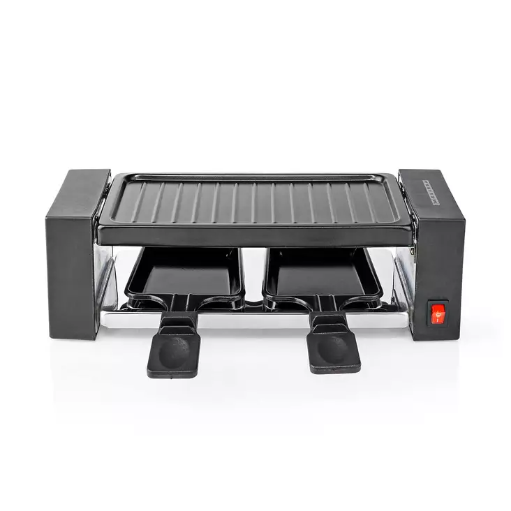 Raclette / Gourmet-setti | 2 henkilöä | 400 W | 23 x 10 cm | Tarttumaton pinnoite - Keittiön erikoiskoneet ja grillit - 8711902090069 - 1