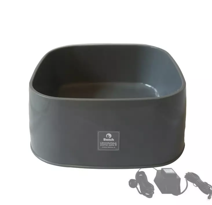 Ranch 3 l lämmitettävä juoma-astia ja muuntaja - Ruoka- ja juoma-astiat - 6438014380209 - 1