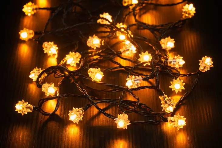 Retro LED-valosarja 40 LED meripihka - Valosarjat - 6410416419329 - 1