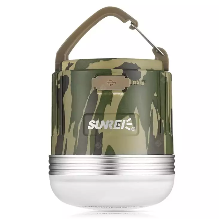 Sunrei CC Camo ladattava yleisvalo - Retkilyhdyt - 6957689701039 - 1