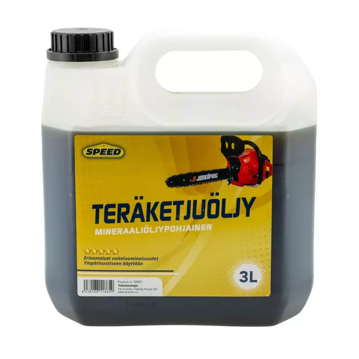 Teräketjuöljy 3 L SPEED - Teräketjuöljyt - 6438168118659 - 1