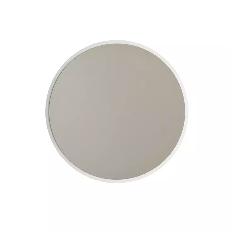 Valkoinen MDF Peili 60x60 cm - Moderni Sisustusratkaisu Seinälle, Asennusvalmis, Yksi Paketti - Peilit - 8682870558489 - 1