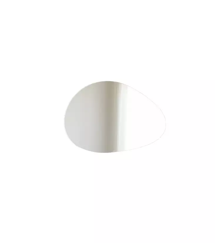 Valkoinen Peili 90x60 cm - Moderni MDF Kaluste, Seinään Kiinnitettävä, Asennusvalmis, Skandinaavinen Tyyli - Peilit - 8682870558779 - 1