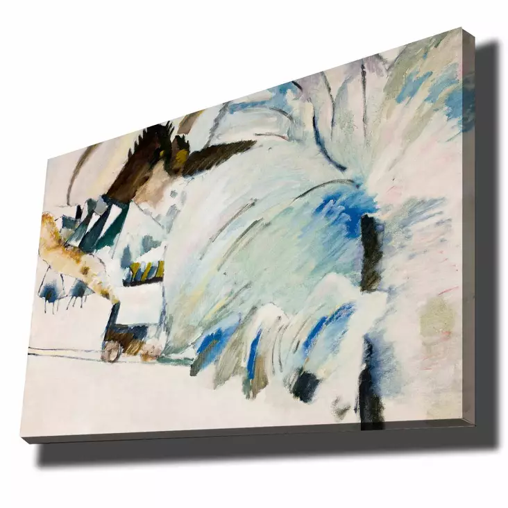 Vasili Kandinsky - Monivärinen Koristeellinen Canvas-taulu 70x100 cm, 100% Puukehys, Abstrakti Taide, Seinäsomiste - Taulut ja kehykset - 8683342781589 - 1