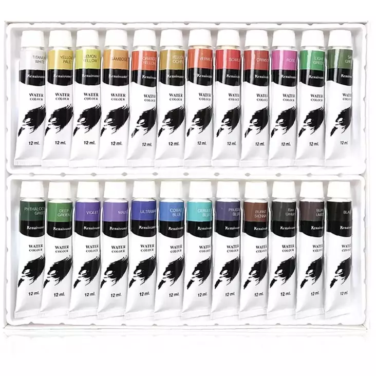 VesivÃ¤rit 24 x 12 ml - Vesivärit - 8851907218119 - 1