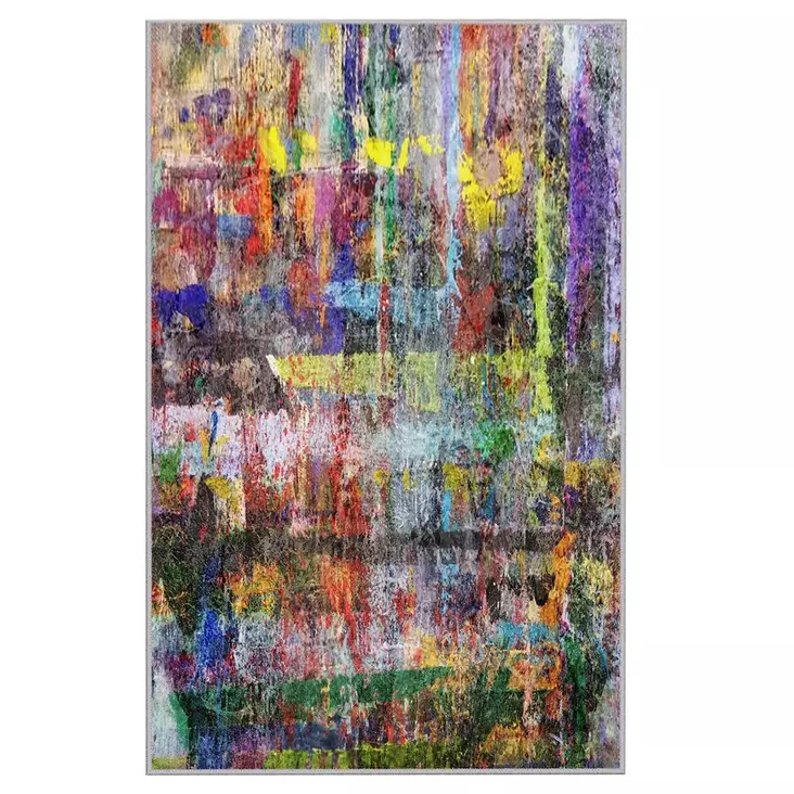 Ylellinen Monivärinen eteisen matto käytävämatto 80x150 cm - Antibakteerinen, Konepestävä, Liukumaton, 3D Digitaalinen Painatus - Pienet matot ja käytävämatot - 8681875927689 - 1