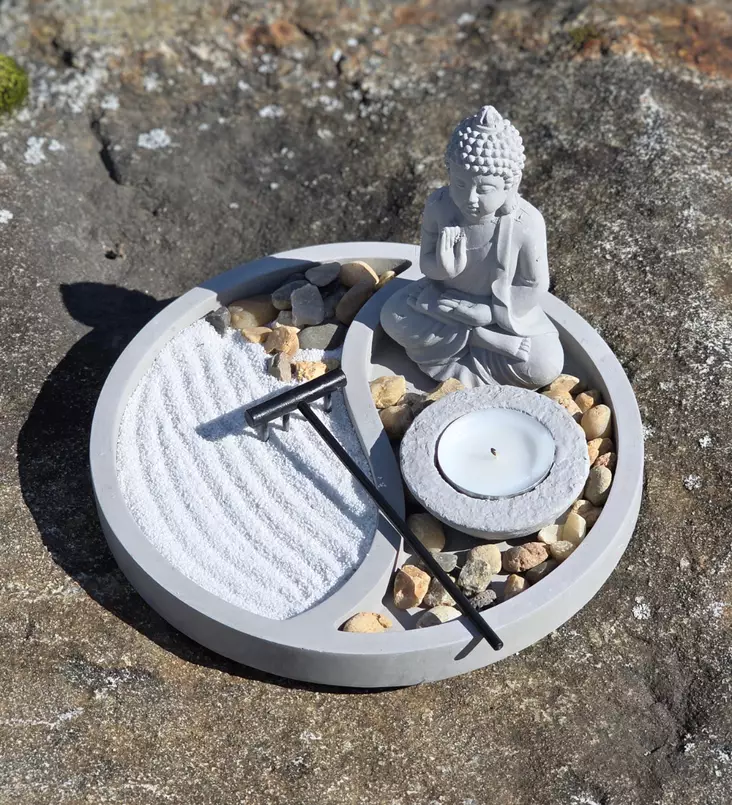 Zen Garden Buddha 19cm - Kynttilät ja lyhdyt - 4029811473069 - 1