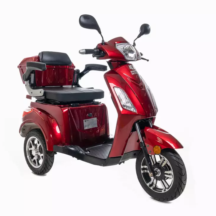 Silverfox 2.0, Metallic Red 1.8kWh litium akku ja 3A laturi - 3- ja 4-pyöräiset - KMJCFOX01LI183A - 1