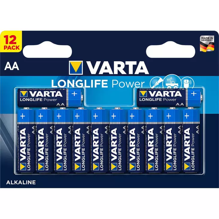 Alkaliparisto AA 1.5 V High Energy 12-Pakkaus - Alkaliparistot - VARTA-4906-12B - 1