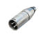 3pin XLR uros - RCA naaras adapteri - Audioadapterit - NTR-NA2MPMF - 3