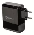 Seinälaturi 2-Ulostuloa 4.8 A 4.8 A USB Musta - Verkkolaturit - CS48UW001BL - 1